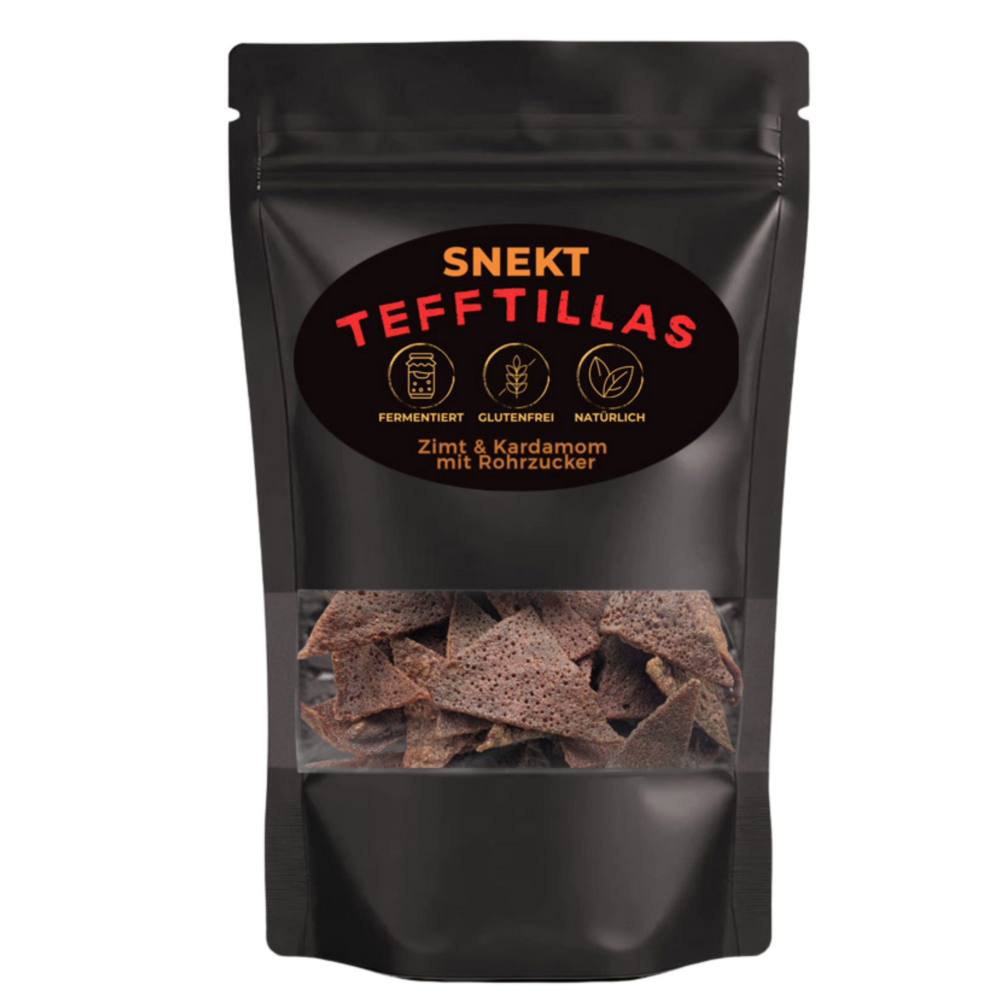 Tefftilla Injera Chips - Zimt & Kardamom mit Rohrzucker
